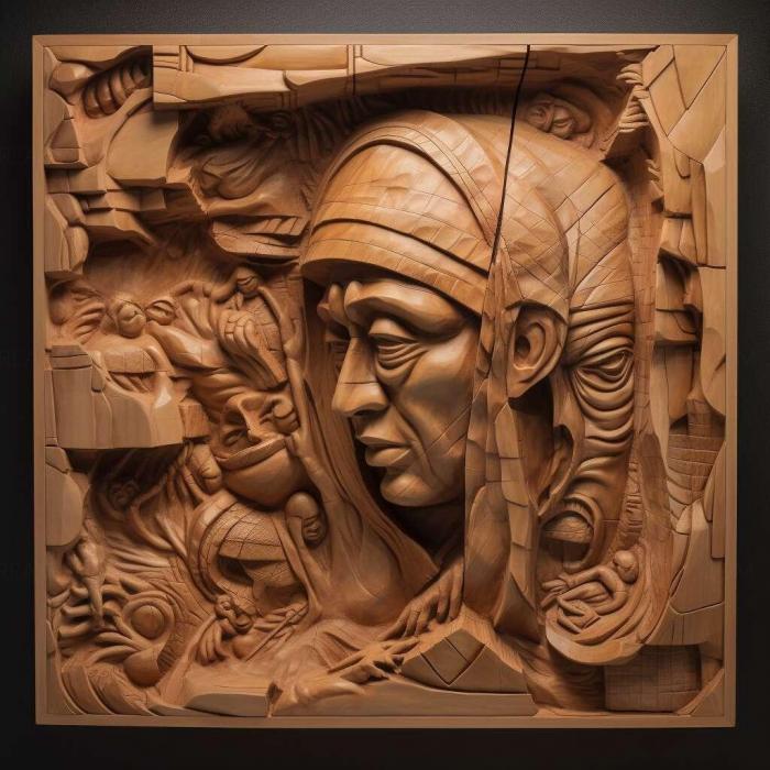 نموذج ثلاثي الأبعاد لآلة CNC 3D Art 